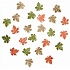 Wooden leaves 2 cm 24 pieces