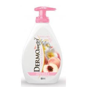 Dermomed Frangipani & White Peach liquid soap dispenser 300 ml