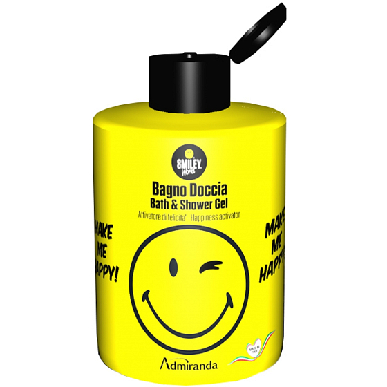 Smiley World Yellow bath and shower gel for children 300 ml