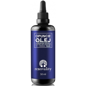 Renovality Prickly pear cold pressed oil for mature skin, wrinkles and around the eyes 50 ml with pipette
