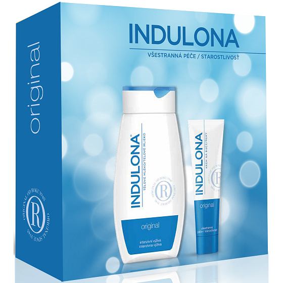 Indulona Original hand cream 85 ml + body lotion 250 ml, cosmetic set