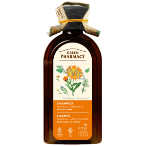 Green Pharmacy Calendula and Rosemary Oil Shampoo for Normal to Oily Hair 350 ml