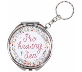 Albi Mirror - key ring with text For a beautiful day! 6,5 cm