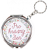 Albi Mirror - keychain with the text For a beautiful day! 6,5 cm