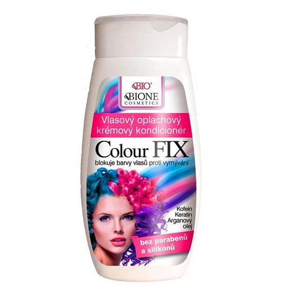 Bione Cosmetics Color Fix rinse cream conditioner blocks hair colors against rinsing 260 ml