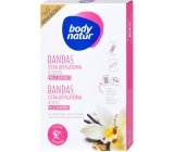 Body Natur Oat flowers with vanilla epilation wax face tape for sensitive skin 12 pieces + epilation wipes 2 pieces