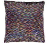 Albi Pillow with sequins Rainbow 37 x 37 x 10 cm