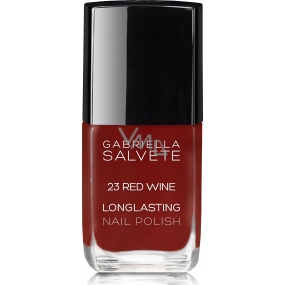 Gabriella Salvete Longlasting Enamel long-lasting nail polish with high gloss 23 Red Wine 11 ml