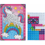 Mosaic with three-dimensional pieces Unicorn 17 x 31 cm