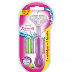 Wilkinson Lady Xtreme 3 Beauty Hybrid razor for women 5 pieces