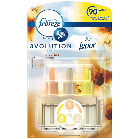 Ambi Pur 3 Volution Gold Orchid electric air freshener refill 20 ml