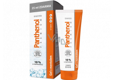 Swiss Premium Panthenol 10% cooling gel with menthol for hydration of irritated skin 100 + 25 ml
