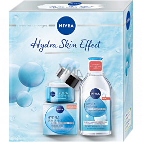 Nivea Hydra Skin Effect daily gel cream 50 ml + micellar water 400 ml, cosmetic set