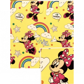 Nekupto Gift wrapping paper 70 x 200 cm Yellow Minnie Mouse
