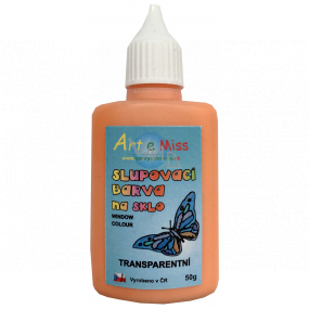 Art e Miss Glass peeling paint transparent 64 Orange 50 g