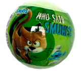 Smurfs sparkling bath ball for children Green 100 g