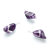 Amethyst Malawi Trommel pendant natural stone M, approx. 2,5 cm, stone of kings and bishops