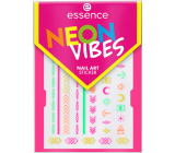 Essence Neon Vibes nail stickers in neon colours 1 sheet