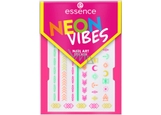 Essence Neon Vibes nail stickers in neon colours 1 sheet