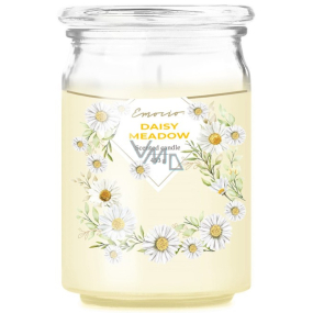 Emocio Daisy Meadow scented candle glass with glass lid 453 g 93 x 142 mm