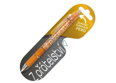 Nekupto Rubber pen with description From friendship