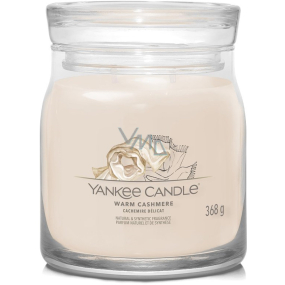 Yankee Candle Warm Cashmere - Warm Cashmere scented candle Signature medium glass 2 wicks 368 g