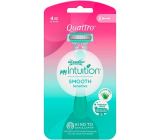 Wilkinson Quattro Intuition Smooth Sensitive shaver for women 3 pieces