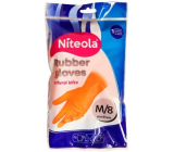 Niteola rubber gloves size M/8 1 pair