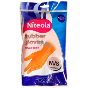 Niteola rubber gloves size M/8 1 pair