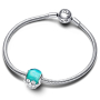 Charm Sterling silver 925 King of Glory energy fruit Tower Blood Pack, bead on bracelet nature