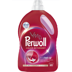 Perwoll Renew Color washing gel for coloured laundry, protection against loss of shape and preservation of colour intensity 60 doses 3 l