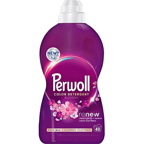 Perwoll Washing Gel Mega Renew Blossom 40 washes, 2000 ml