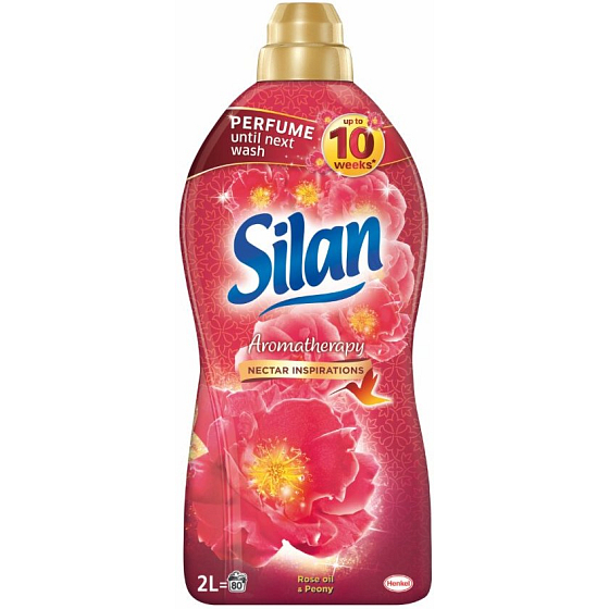 Silan Aromatherapy Nectar Inspirations Rose oil & Peony fabric softener 80 doses 2 l