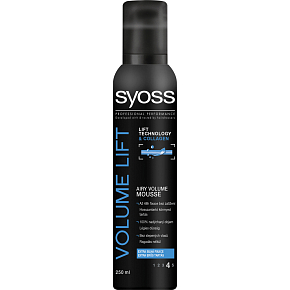 Syoss Volume Lift extra strong hold, foam hairspray, hold 4, 250 ml