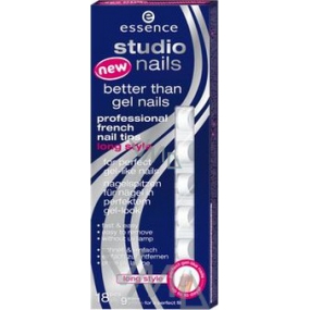 Essence Studio Nails French Nail Tip-long 102 Natural White 18 pieces