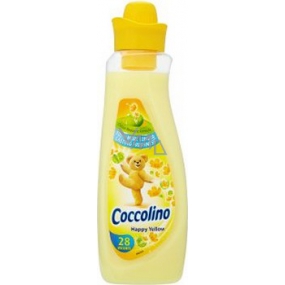 Coccolino Happy Yellow concentrated fabric softener 28 doses of 1 l