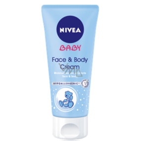 Nivea Baby moisturizing cream with marigold for face and body 100 ml