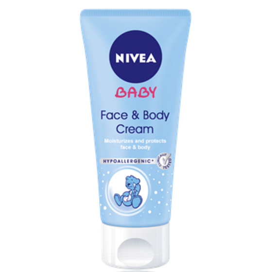 Nivea Baby moisturizing cream with marigold for face and body 100 ml