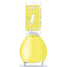 Miss Sports Clubbing Color nail polish 145 Neon Yellow 7 ml