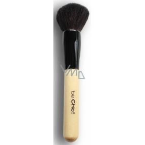 Be Chic! Professional White B 01 cosmetic brush with natural goat bristles for powder 17,5 cm