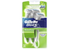 Gillette Blue 3 Sense Care 3-blade shaver for men 3 pieces