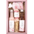 Bohemia Gifts Rosarium with rosehip and rose flower extracts shower gel 200 ml + hair shampoo 200 ml + bath salt 150 g + toilet soap 30 g, cosmetic set