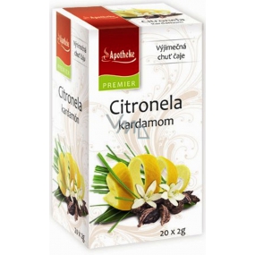 Apotheke Natur Citronella and cardamom herbal tea 20 infusion bags x 2 g