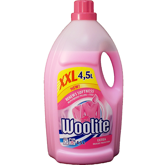 Woolite Extra Delicate Protection liquid detergent washing delicate and wool laundry 75 doses 4.5 l