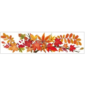 Window foil without glue strip with autumn leaves 59 x 15 cm No. 3