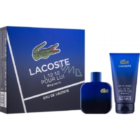 Lacoste Eau de Lacoste L.12.12 Pour Lui Magnetic eau de toilette for men 100 ml + shower gel 150 ml, gift set