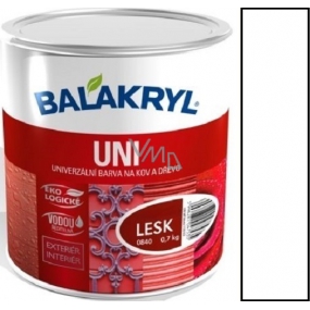 Balakryl Uni Gloss 1000 White universal paint for metal and wood 700 g