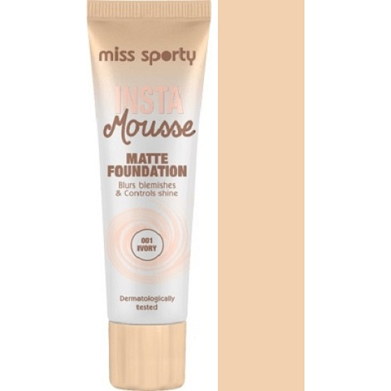 Miss Sports Insta Mousse Foundation Foundation 001 Ivory 30 ml