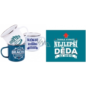 Albi Tin Mug with the inscription Grandpa 250 ml