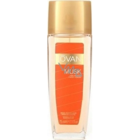 Jovan Musk perfumed deodorant glass for women 75 ml